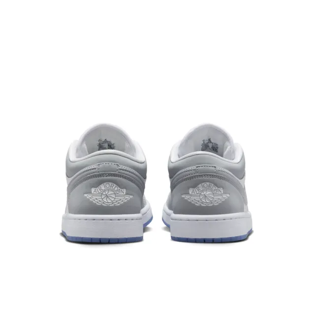 【NIKE 耐吉】運動鞋 休閒鞋 女鞋 男鞋 AIR JORDAN 1 LOW Wolf Grey White 灰白 AJ1 小Dior(DC0774105)
