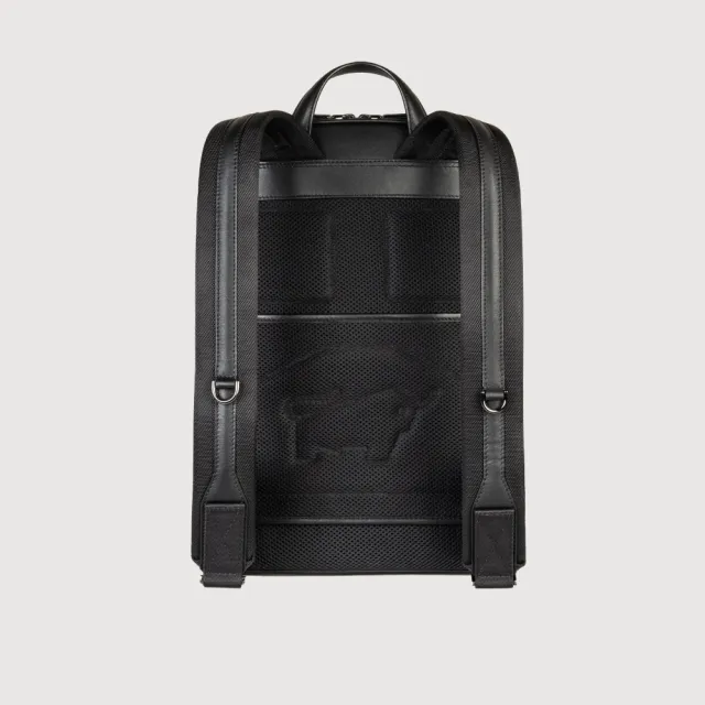 【BRAUN BUFFEL 德國小金牛】湯姆 後背包-黑色(BF542-72-BK) 男包送禮推薦