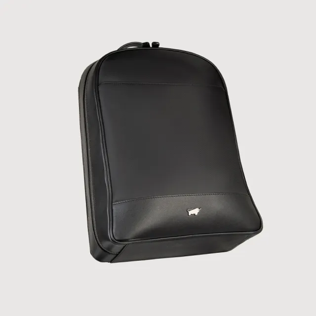 【BRAUN BUFFEL 德國小金牛】湯姆 後背包-黑色(BF542-72-BK) 男包送禮推薦