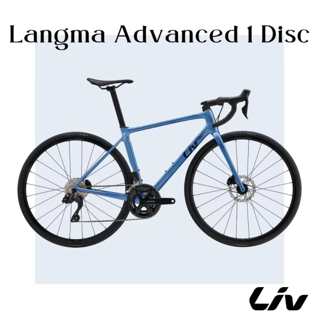 GIANT Liv Langma Advanced 1 QOM 女性極速公路自行車 XS號銀色 2023年式(福利車)