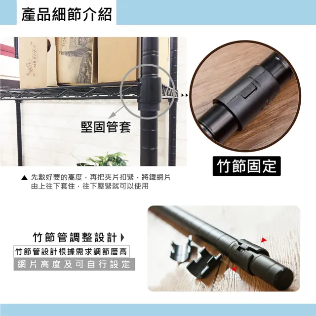 【KIWISH】鐵架MIT三層置物架60x35x90cm(鐵架/三層架/收納架/層架/置物架/架子/廚房架/防鏽架)