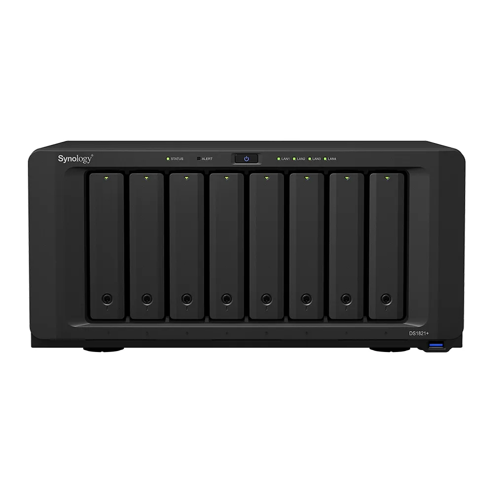 【Synology 群暉科技】搭東芝 4TB x4 ★ DS1821+ 8Bay NAS 網路儲存伺服器