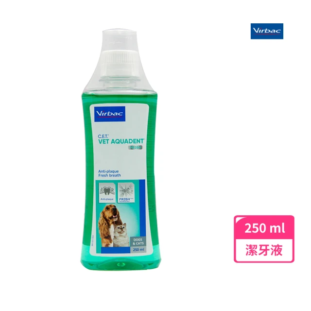 Virbac 維克 C.E.T. Aquadent ☆益口清 250ml(犬貓 飲水潔牙液)