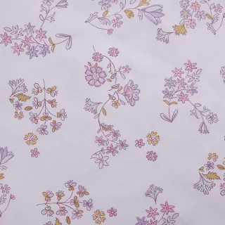 【Tonia Nicole 東妮寢飾】活動品-環保印染100%精梳棉兩用被床包組-花漾假期(雙人)