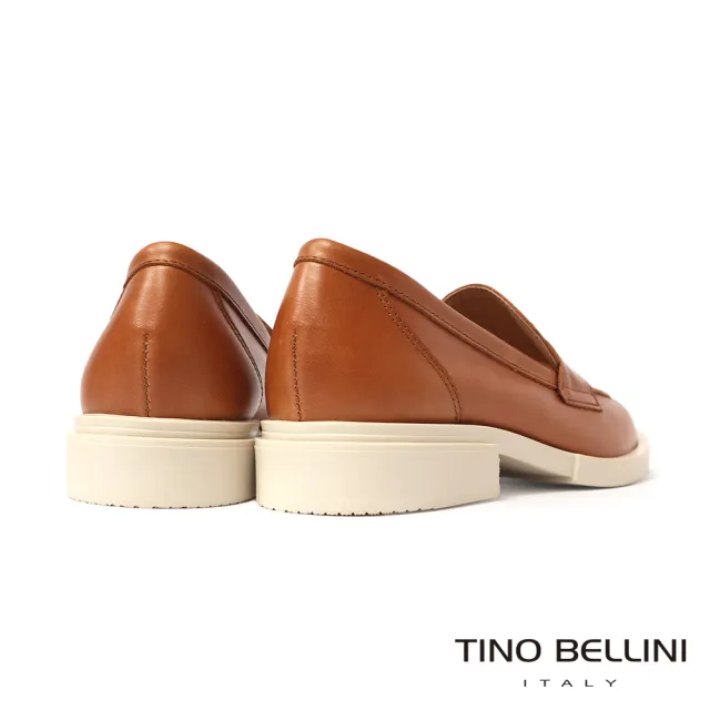 【TINO BELLINI 貝里尼】義大利樂福鞋FYLT048-N(棕色)