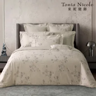 【Tonia Nicole 東妮寢飾】活動品-環保印染100%精梳棉兩用被床包組-沙漠玫瑰(加大)
