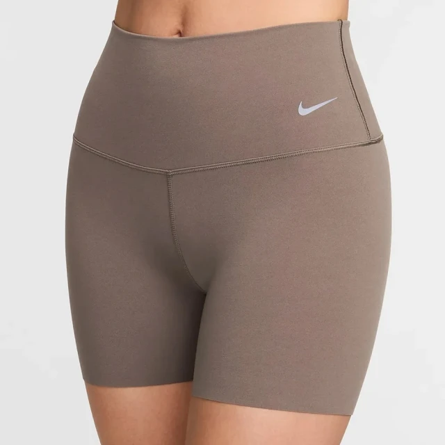 NIKE 耐吉 AS W NK DF ZENVY HR 5IN SHORT 女 運動褲 緊身短褲 棕色(FN3157004)