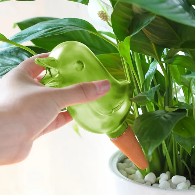 【Bunny】自動澆水器給水器澆花小鳥盆栽滴水(5入組)