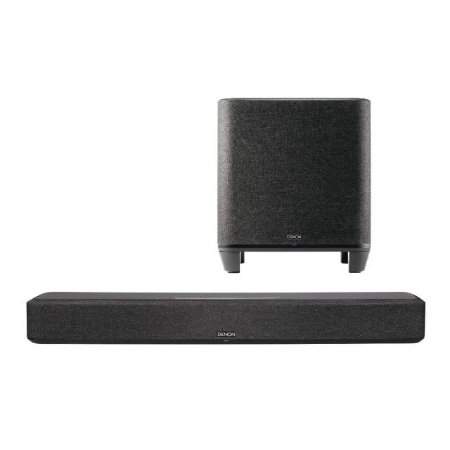 【Denon 天龍】HOME 550 Soundbar+重低音組合(黑色)