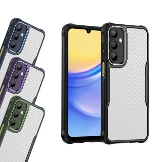 【領先Pro】三星 Galaxy A16 5G 鋁合金鏡頭框 碳纖紋防摔殼 手機殼