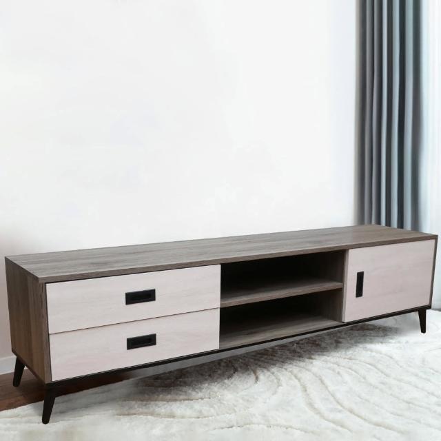 【ASSARI】6尺溫哥華電視櫃(寬180x深40x高47cm)
