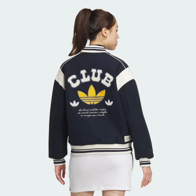 adidas 愛迪達 運動外套 休閒外套 立領外套 絨毛 女外套 VRCT BOMBER W(JD6379)