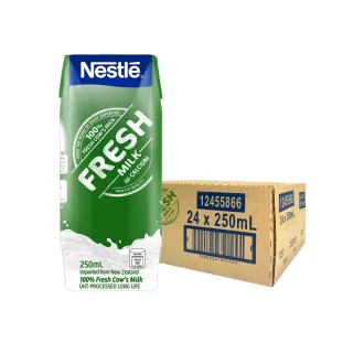 即期品【Nestle 雀巢】全脂牛奶 250mlx48罐(共兩箱)