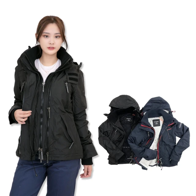 Superdry 極度乾燥 女款 遊艇款 三拉鍊 防風外套 Superdry 暗袋 Yachter 外套 防風衣(防風外套)