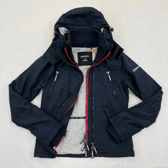 【Superdry】極度乾燥 女款 遊艇款 三拉鍊 防風外套 Superdry 暗袋 Yachter 外套 防風衣(防風外套8798)