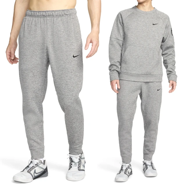 NIKE 耐吉 TF Pant Taper 男款 灰色 運動 縮口 加絨 休閒 棉褲 拉鍊 口袋 長褲 DQ5406-063