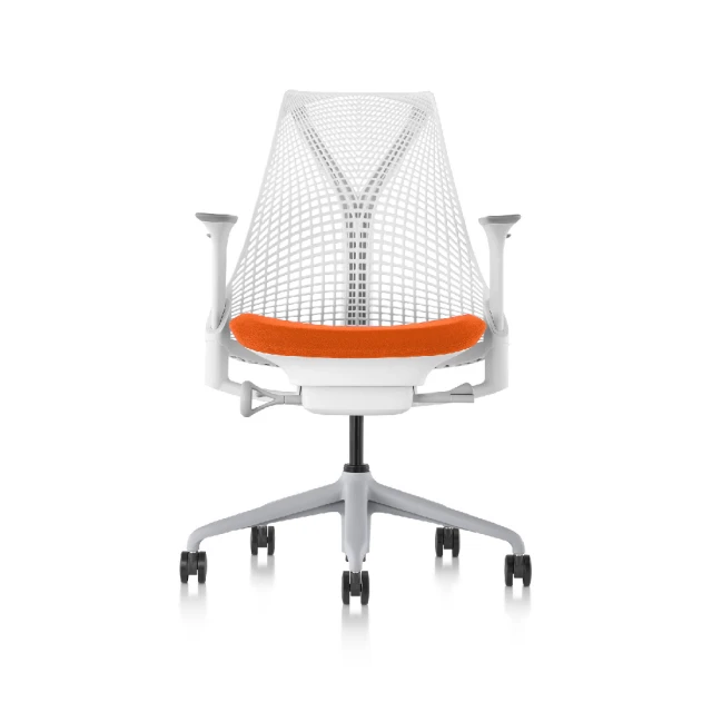 Herman Miller Sayl 小資款 - 白背橘座｜世代家具｜原廠授權代理商(人體工學椅/電腦椅/辦公椅)