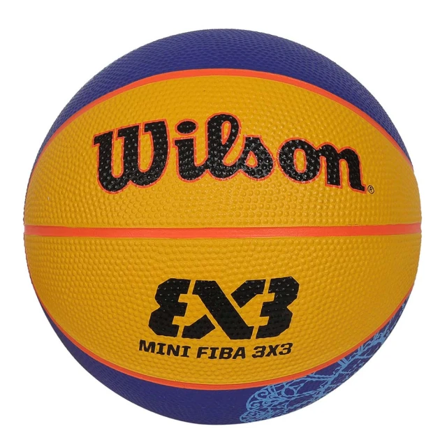 WILSON FIBA 3X3 指定用球 PARIS橡膠籃球 #3-3號球(WZ3015101XB3)