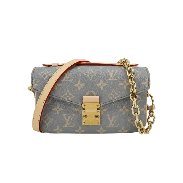 Louis Vuitton 路易威登 Pochette Metis 塗層帆布手提斜背包(M12429-灰)