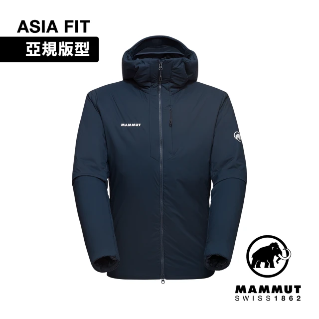 Mammut 長毛象 Rime IN Flex Hooded Jacket AF Men 保暖連帽化纖外套 海洋藍 男款 #1013-02111