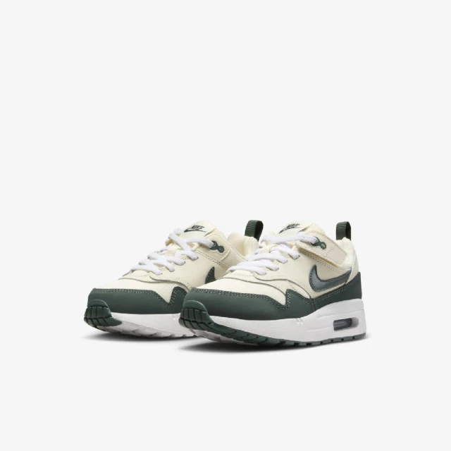 NIKE 耐吉 童鞋 Air Max 1 Easyon PS 中童 綠 米白 氣墊 復古 運動鞋(DZ3308-107)