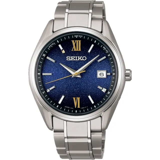 【SEIKO 精工】SELECTION Eternal Blue 太陽能電波限量錶-39.5mm藍(B72-0AH0U/SBTM355J)