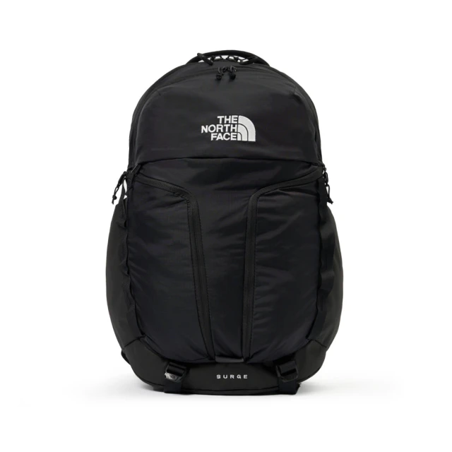 The North Face TNF 北臉 北面 休閒 防潑水舒適減壓休閒後背包 SURGE 男 女 黑(NF0A52SG4HF)