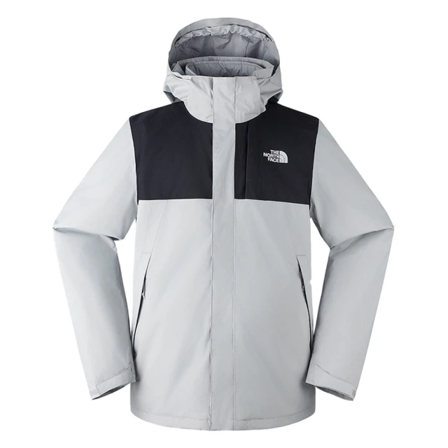 The North Face TNF 連帽鋪棉內裡三合一外套 M MONTE BRE TRICLIMATE JACKET-AP 男 灰黑(NF0A8DNCC3F)