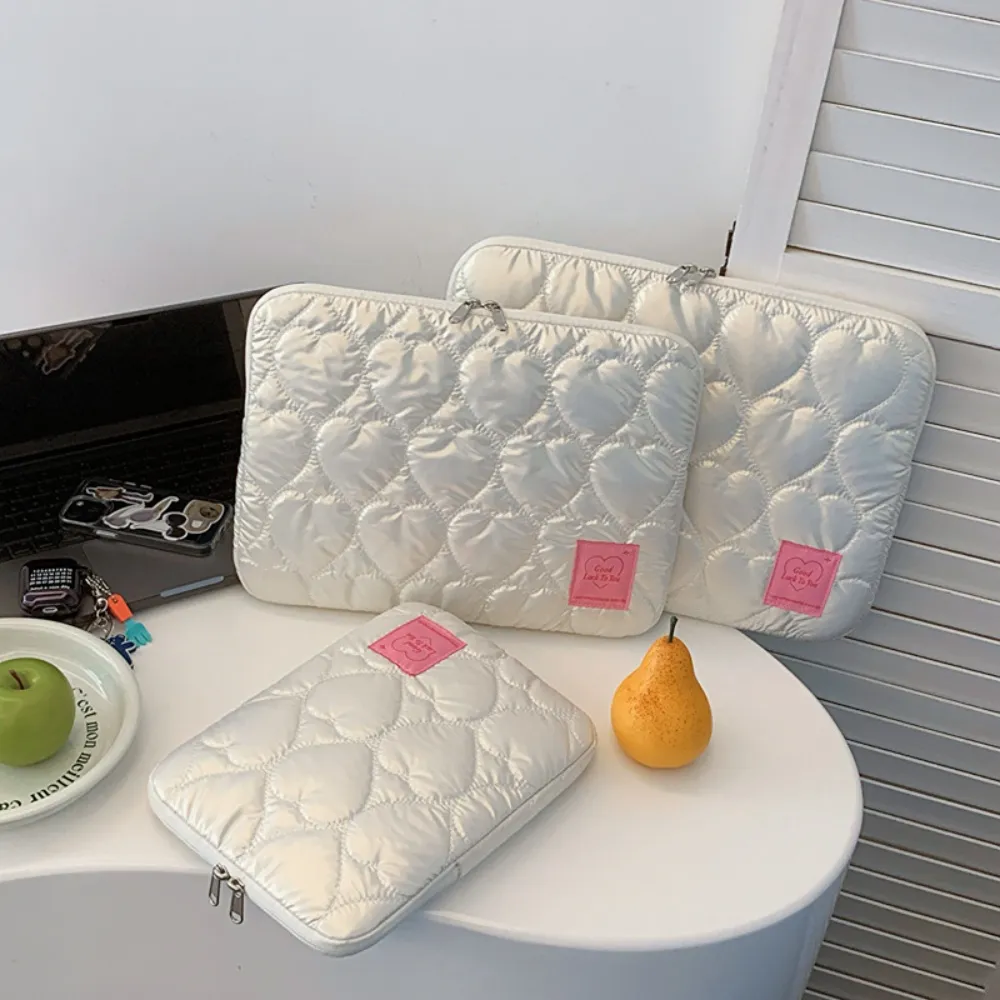 【巴黎精品】現貨+預購 手拿包帆布電腦包(刺繡愛心保護電腦男女包包5色w1ac14)