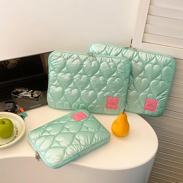 【巴黎精品】現貨+預購 手拿包帆布電腦包(刺繡愛心保護電腦男女包包5色w1ac14)