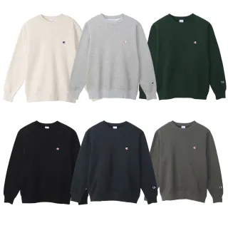 【Champion】官方直營-經典款刺繡LOGO大學T衛衣-男(6色)