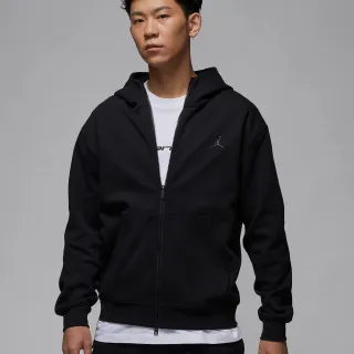 【NIKE 耐吉】運動外套 休閒 舒適 喬丹 男 AS M J DF SPRT HOOP FLC FZ 黑(FV8603010)