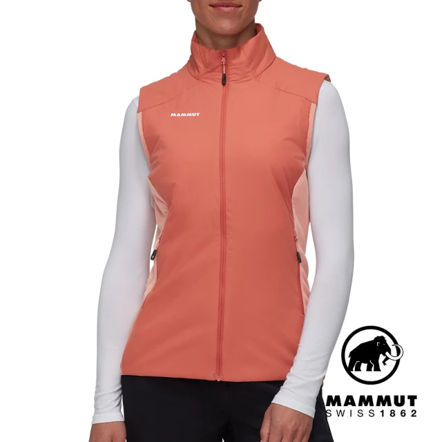 Mammut 長毛象 Rime Light IN Flex Vest W 機能化纖立領背心 磚紅/石英粉 女款 #1013-03190