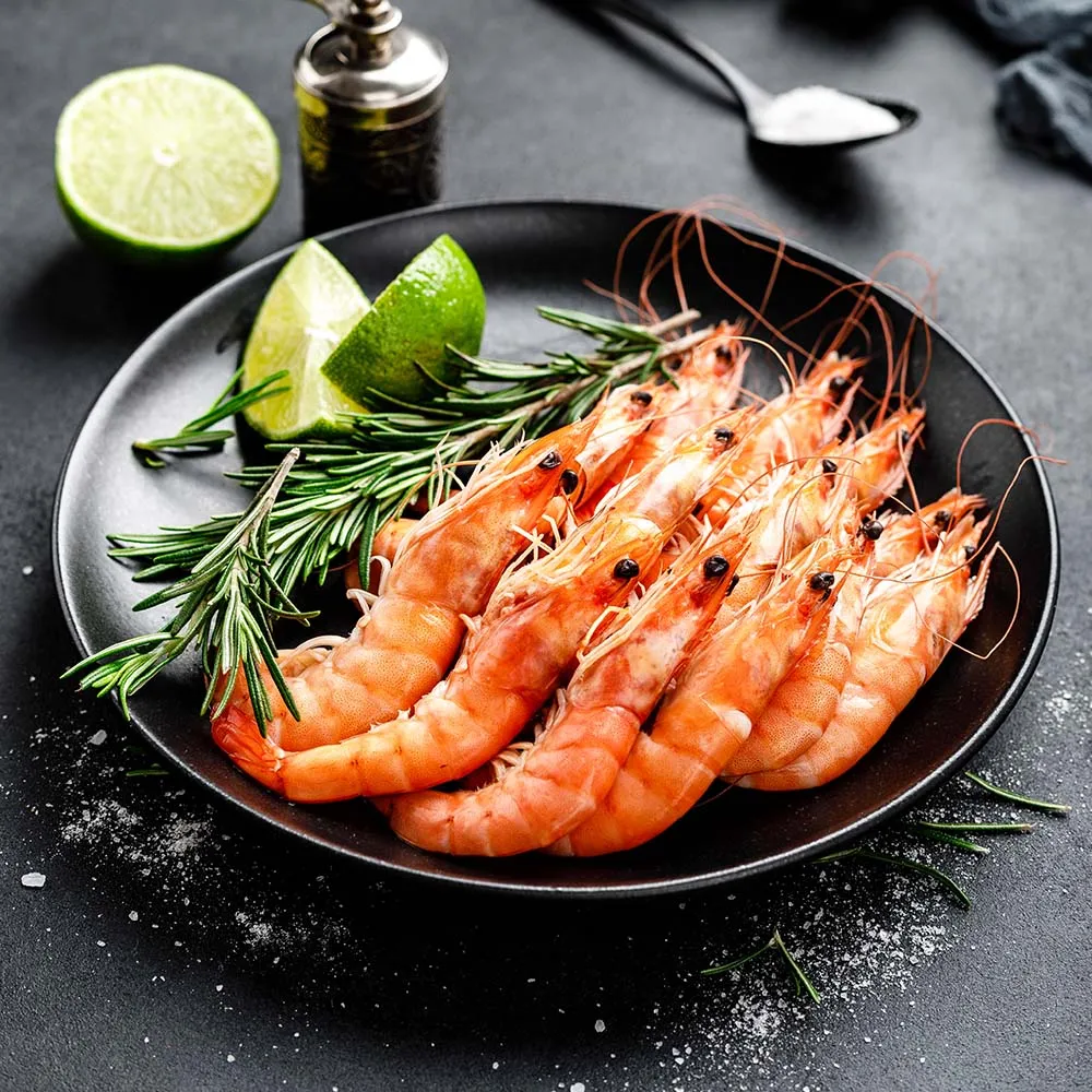 【海鮮主義】傳鮮熟白蝦2盒組(1KG/盒;40/50規格;約40-50隻/盒)