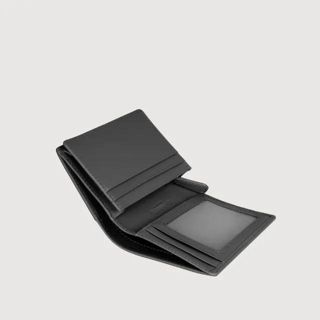 【BRAUN BUFFEL 德國小金牛】依雅娜 名片夾-黑色(BF853-141-BK) 送禮推薦