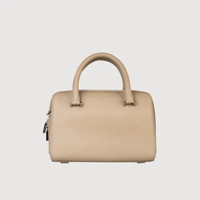 【BRAUN BUFFEL 德國小金牛】依雅娜 小波士頓包-奶茶棕(BF853-35-SVM) 女包送禮推薦