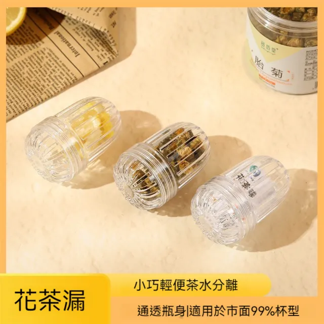 【茉家】精致下午茶輕巧耐高溫茶葉分離泡茶球(3入)
