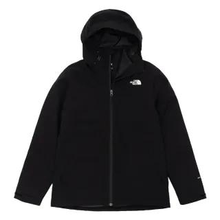 【The North Face 官方旗艦】獨家特降女款黑色DryVent防水透氣保暖三合一外套｜5B1XJK3