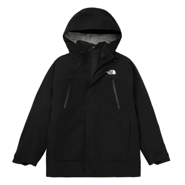 The North Face 北臉 外套 男款 運動連帽外套 三合一 防潑水 羽絨膽 M STORMPEAK FL 黑 NF0A89ZMJK3