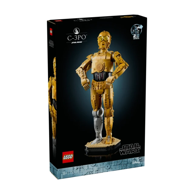 LEGO 樂高 星際大戰系列 75398 C-3PO(機器人 星戰模型 禮物 居家擺設)