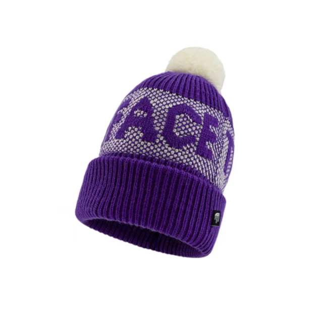 The North Face 北臉 帽子 毛帽 保暖 RETRO CABIN BEANIE 紫 NF0A88QW9FI