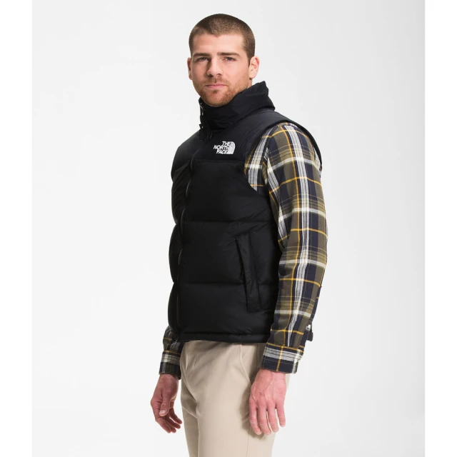 The North Face 北臉 背心 男款 羽絨背心 運動 防潑水 M 1996 RETRO NUPTSE 黑 NF0A3JQQLE4