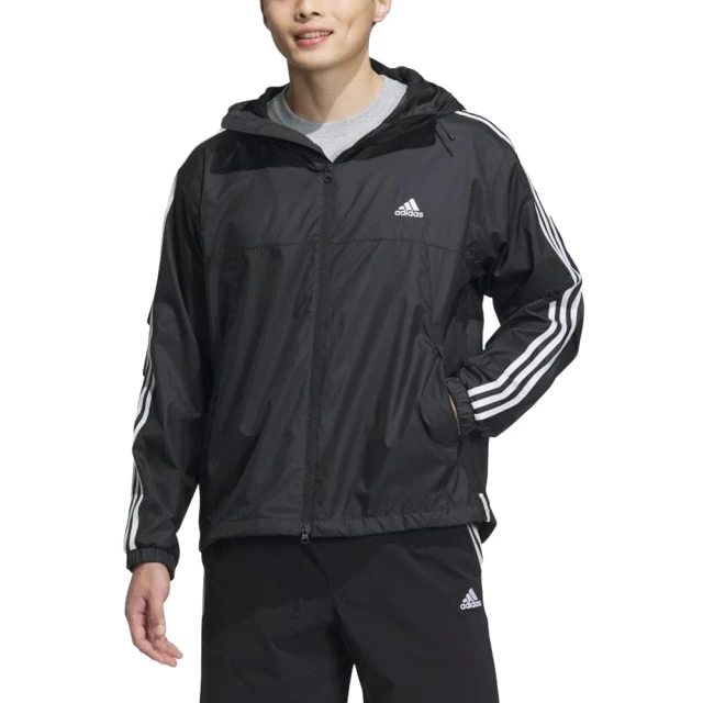 adidas 愛迪達 ES+ 3S WV JKT 連帽運動外套 男 - JF3912