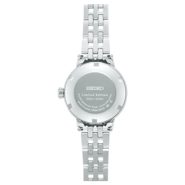 【SEIKO 精工】Presage 限量調酒師東京夜景機械女錶-黑x銀/30.3mm七夕情人節  禮物(SRE015J1/2R05-00C0D)