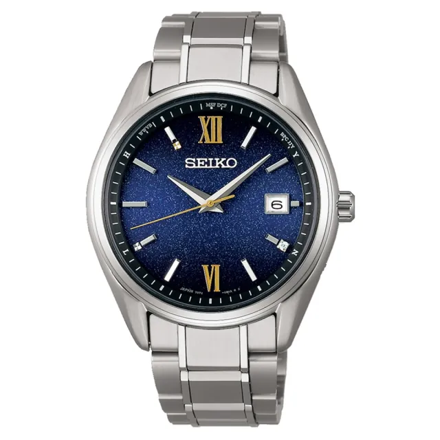 【SEIKO 精工】Selection 星空限量款 太陽能電波 鈦金屬腕錶(SBTM355J/7B72-0AH0U)