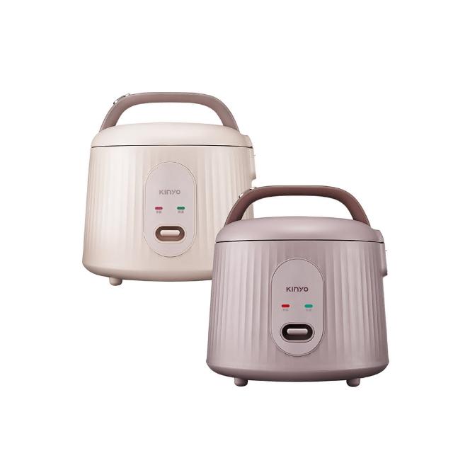 【KINYO】0.8L 三人份電子鍋 電鍋(不沾內鍋 蒸煮兩用 REP-03)