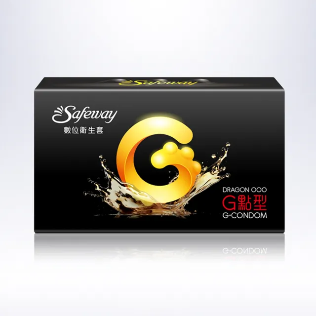 【safeway 數位】龍G點型 G.CON｜保險套 衛生套 6入(保險套 衛生套 情趣 情趣職人)