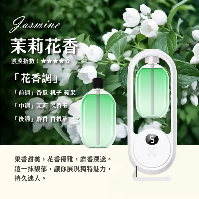 【AromaMist】自動香氛噴霧機補充瓶5入組 不含主機(香氛香薰 芳香噴霧)