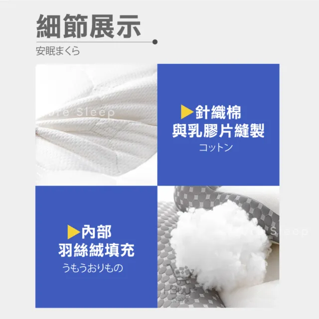【Pure Sleep】日本反牽引乳膠枕芯(護頸枕頭 水洗枕頭 側睡枕 枕頭 助眠 深睡)