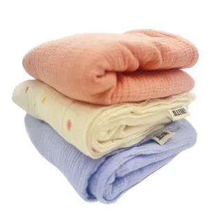 【imitu 米圖】商檢合格 純棉紗布包巾 棉被 蓋毯 浴巾 新生兒包巾 浴巾 紗布巾(台灣製造 手工MIT車縫)